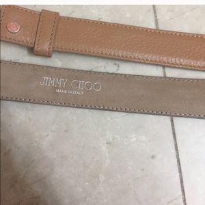 Jimmy Choo leather belt